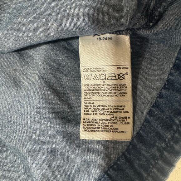 Old Navy Toddler Girl 18-24 M 100% Cotton Long Sleeve Dress - Picture 4 of 5